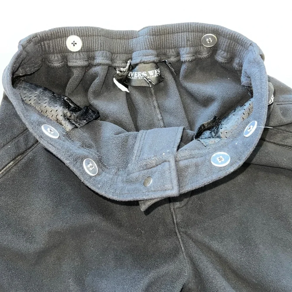 Rivers West Black Fleece Pants Size Large‎